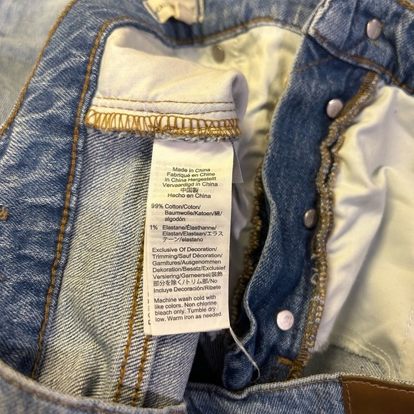 Madewell Cali Demi Boot Jeans in Dory Wash, size 31. - Picture 9 of 9